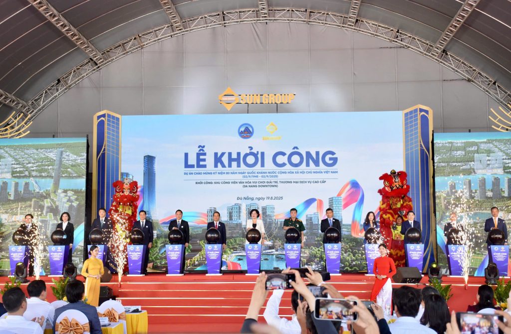 khoi cong du an da nang downtown tai da nang cua sun group